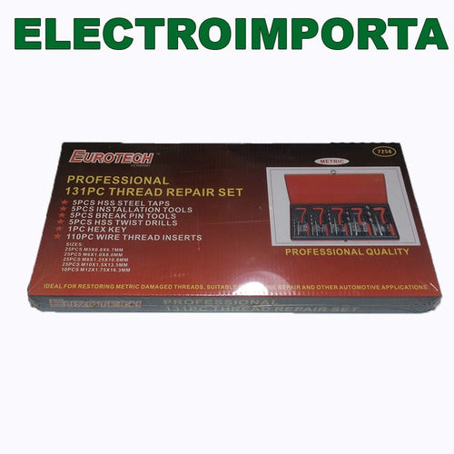 Eurotech Kit De Insertos De Rosca 131pcs - Electroimporta - 1