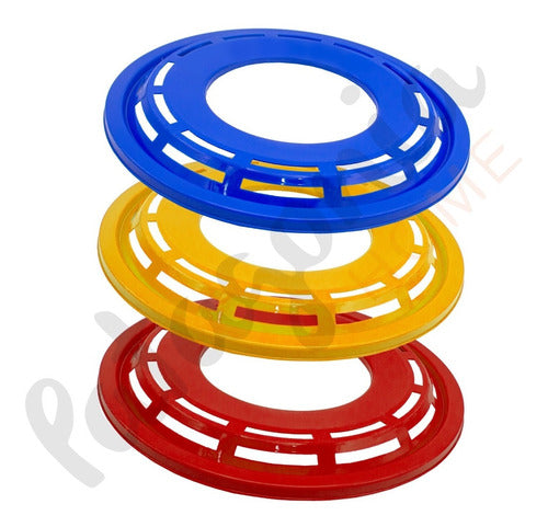 Disco Volador Frisbee Plato De Playa Diversion Niños Pack X3 1