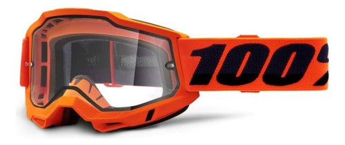 100% Accuri2 Enduro Goggle Orange Clear - Premium 0