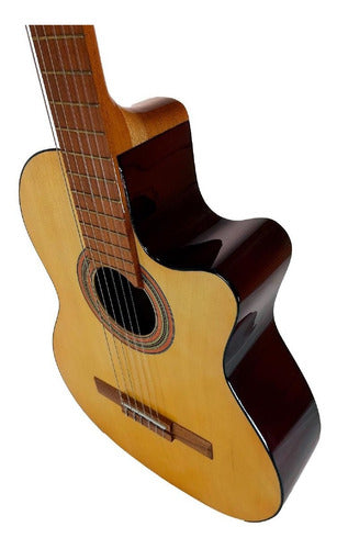 Bohemia Guitarra Criolla Clasica Con Corte M24-C 1