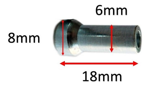 Service Gym 3uni Terminal Gota Casquillo 4.9mm Cable Maquinas 1