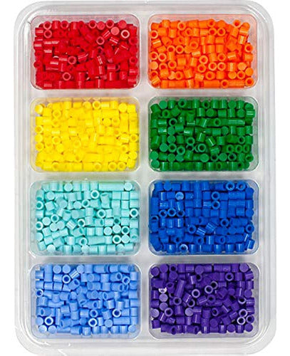 Perler Colors Mini Beads, 16000pcs, Bandeja Grande De Verano 1