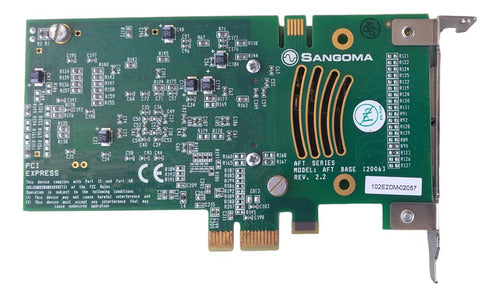 Placa Pci Telefonia Sangoma A102 Duas Portas 2