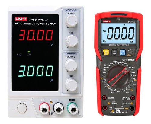 Uni-T Combo UTP3313TFL-II + Multimeter UT89XD RMS 0