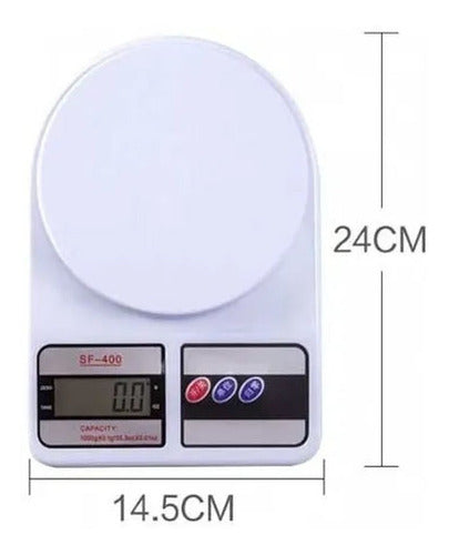 Bye Digital Kitchen Scale SF-400 1 to 10kg Battery Operated 1