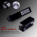 Len 4 X 6" Complement Cover Black for Straight Car Pod LED Light Bar 4