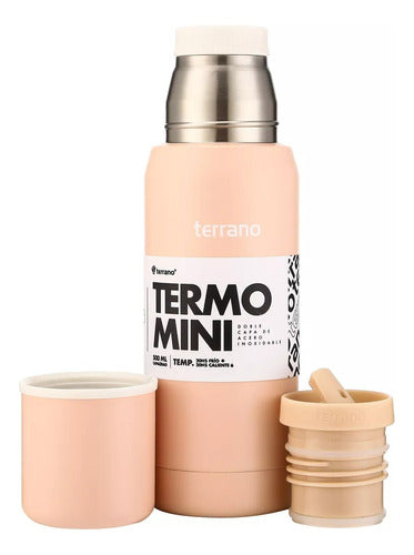 Terrano Termo Acero Inoxidable Terrano 500 Ml Mini Chico Premium 4