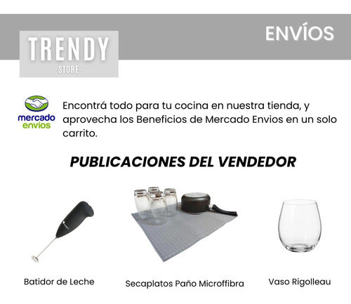 Mantequera Acrilica Mesa Base Resistente Manteca 500 Trendy 4