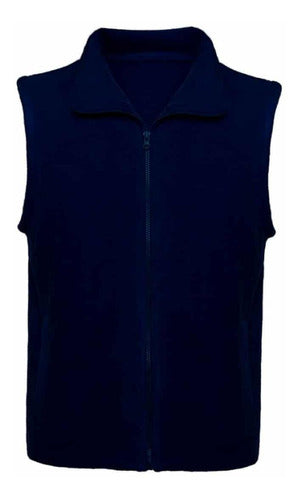 Acero Full Zip Polar Vest in Navy Blue - Size 2XL 0