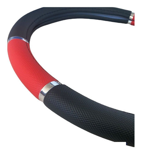 Oregon PVC Steering Wheel Cover 38cm with Red Reflector 1