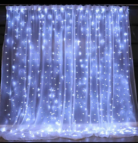 LED Light Curtain 3x3 Meters 16 Strips 220V Event Decoration 1