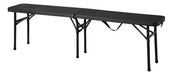 Folding Plastic and Reinforced Steel 150 cm Table Bench 2