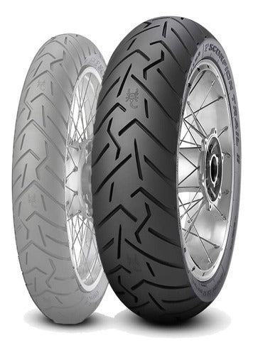 Pirelli Cubierta Moto 140/80-17 V69 Scorpion Trail II 0