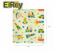 By El Rey 3D Adhesive Wall Covering for Kids - Vehicle Foam 3