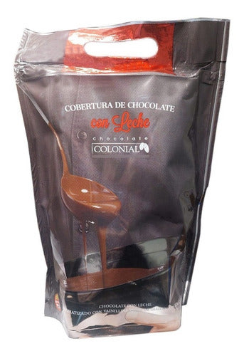 Cobertura De Chocolate Con Leche 1 Kg Colonial X 2u 0