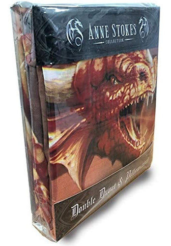 Juego De Funda Nórdica Y Funda De Almohada Doble Fire Dragon 1