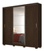 Que Sal! 3-Door Sliding Wardrobe with Mirror 5