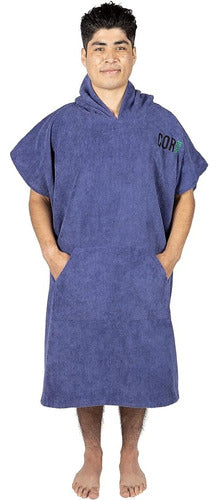 Cor Surf Poncho Changing Towel Bata Con Capucha Y Bolsillo D 1