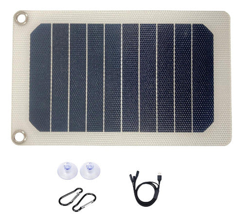 V Mochila Carregador De Painel Solar Power Bank Kit De 0