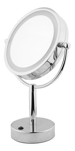 Haussman Led Makeup Mirror X5 Double-Sided Chromed Base 22cm 0