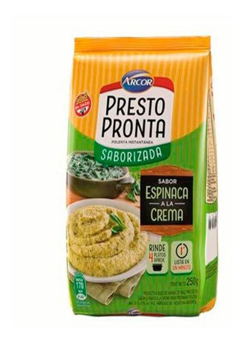 Prestopr Pack of 6 Units Polenta Spinach 250g 0