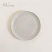 Porcelain Flat Plate 27cm Beat Gray Glossy 1