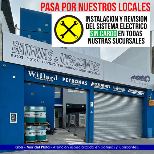 Willard Bateria Auto 12x50 Ub425 12 Volt 50 Amper 7