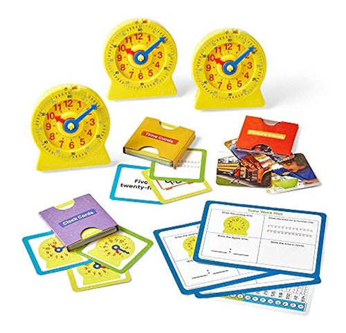 Hand2mind Telling Time Basics Center Kit, Numberline Learnin 3