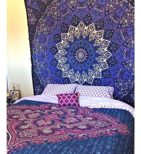 Artesanías Populares Tapicería Pared Colgante Hippie Mandala 3