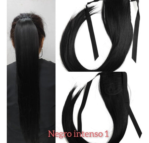 Coleta Postizas De Cabello Orgánico Opacas. Ponytail 1