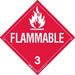 Labelmaster Z Rvw2 Flammable Liquid Hazmat Placard 0