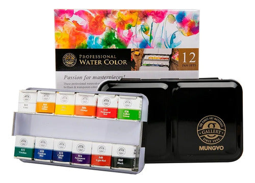 Mungyo Professional Watercolors Set X 12 0