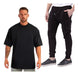 Cargo Jogging Pants and Cotton T-shirt Set 3
