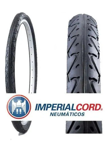 Set of 2 R26 Imperial Cord Tires 26 Inch Black Cruiser 2