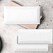 Italian Standard Glossy White Beveled Subway Wall Tile 7.5 x 15 cm 6