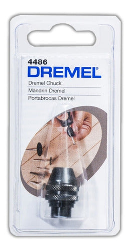 Dremel Quick Change Chuck Mandrel 4486 - 0.8 To 3.2 mm 0