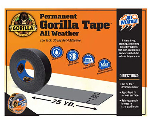 Gorilla All Weather Waterproof Tape for Outdoor Use 3