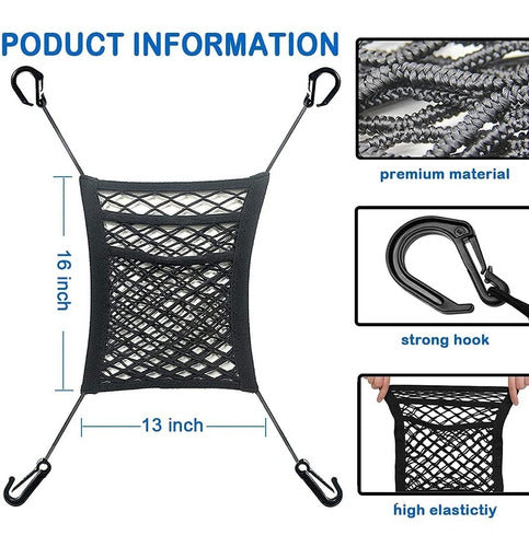 3-Layer Car Mesh Organizer, Made to Order!! 1