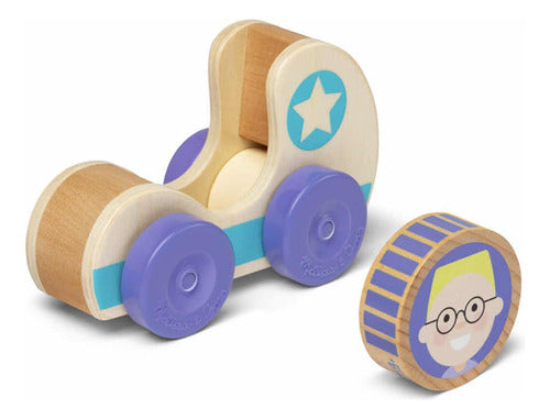 Carro Melissa & Doug Go Tots Wooden Blue Star -1 Carro 1