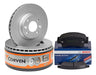 Corven Discos Freno Del + Bosch Pastillas P/ Peugeot 307 2.0 Hdi 0