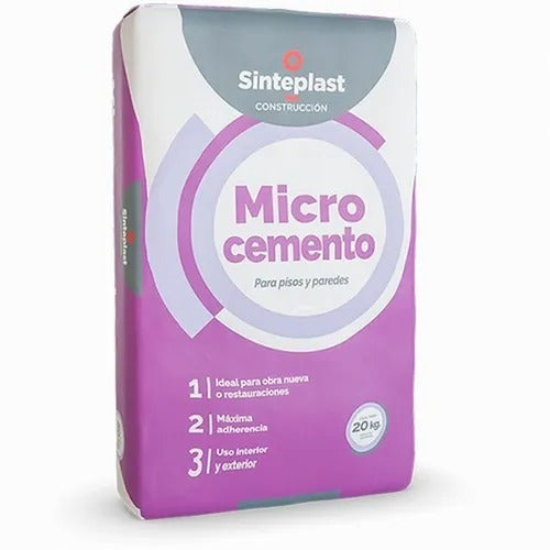 Microcemento Sinteplast 20kg Varios Colores - Migliore 0