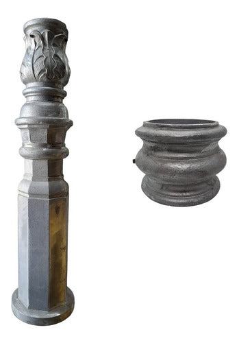 Columna Base 67 Cm + Nudo De 3 PuLG X Kit 0