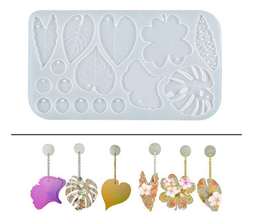 Epoxy Resin Kit + Silicone Mold Leaves, Charms 0