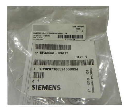 Siemens Connector De Señal 17 Polos Macho Ext. 1un 1