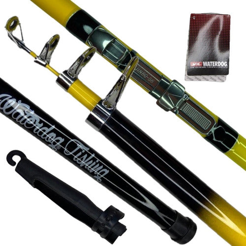 Caña Pesca Telescopica Pejerrey Waterdog Evolution 4 Mts 0