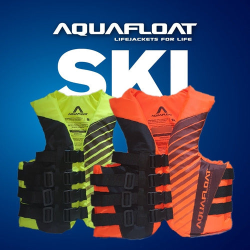 Chaleco Salvavidas Ski 4 Cinturones Aquafloat Talle 6 1