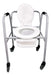 Adjustable Orthopedic Toilet Riser with Large Wheels and Backrest 2