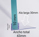 Long Side Seal for 10mm Blindex Glass Shower Screen 1