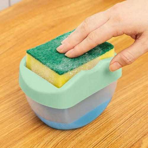 Take it Dispenser Detergent with Integrated Sponge Caddy Kitchen 1