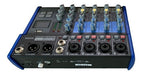 Moon Consola Mixer De 6 Canales Con Mp3, Rec Effect Audiofer 2